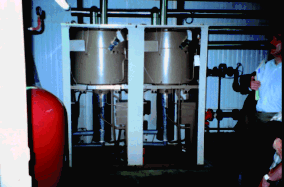 Absorption chiller of the solar cooling plant in Banyuls, France